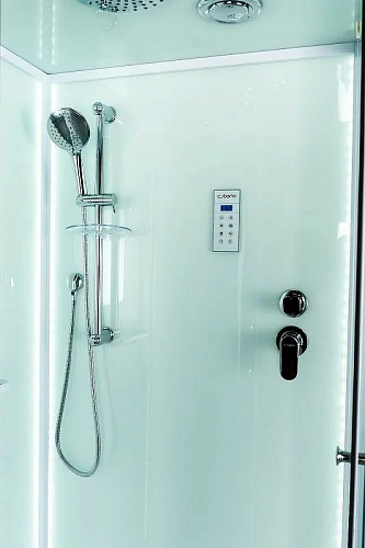 Душевая кабина Esbano ELEGANCIA (ESKL115CRL) полукруглая с крышей и LED освещением ES-L115CR LEFT 85x115x210 Душевая кабина Esbano ELEGANCIA (ESKL115CRL) полукруглая с крышей и LED освещением ES-L115CR LEFT 85x115x210