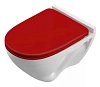 Унитаз подвесной Sanita Luxe Attica Color Red ATCSLWH0111 с сиденьем Soft Close