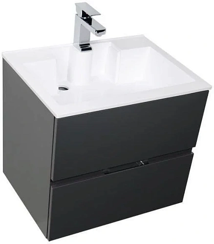 Тумба под раковину Aquanet Алвита 60 серый антрацит 00183991 Тумба под раковину Aquanet Алвита 60 серый антрацит 00183991