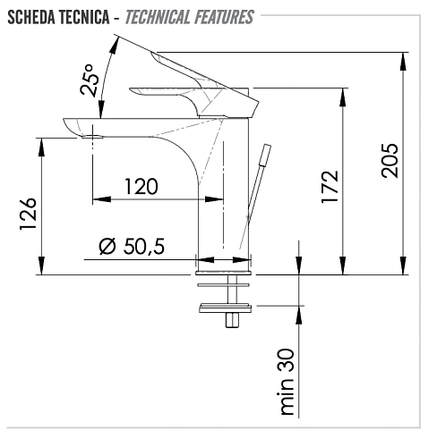 Смеситель для раковины Remer Infinity I10NO, черный матовый Смеситель для раковины Remer Infinity I10NO, черный матовый
