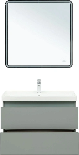 Тумба под раковину Aquanet Вега 2.0 80 мисти грин 00337961 подвесная Тумба под раковину Aquanet Вега 2.0 80 мисти грин 00337961 подвесная