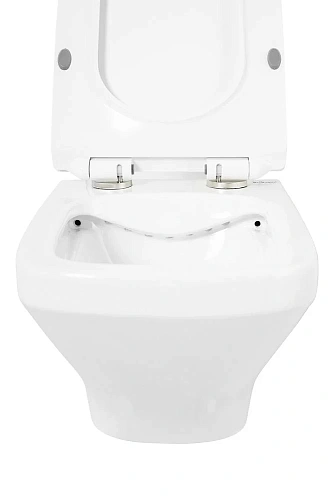 Унитаз подвесной BelBagno SELA BB3201CHR/BB3201SC безободковый с сиденьем Унитаз подвесной BelBagno SELA BB3201CHR/BB3201SC безободковый с сиденьем