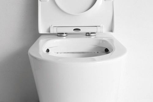 Унитаз приставной CeramaLux 3178 белый с крышкой микролифт Унитаз приставной CeramaLux 3178 белый с крышкой микролифт