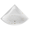 Картинка анонса товара «акриловая ванна excellent glamour 150x150 ultra золото waex.gla15.ultra.gl»