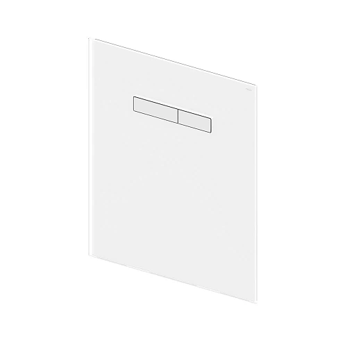 Стеклянная панель TECE TECElux 9650000 с механическим блоком управления, стекло белое, клавиши белые Стеклянная панель TECE TECElux 9650000 с механическим блоком управления, стекло белое, клавиши белые