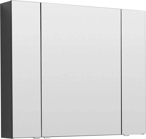 Зеркальный шкаф Aquanet Алвита 100 серый антрацит 00240113 Зеркальный шкаф Aquanet Алвита 100 серый антрацит 00240113