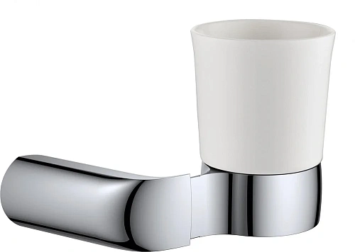 Стакан Rush Flores FL08310 с настенным держателем, одинарный Стакан Rush Flores FL08310 с настенным держателем, одинарный