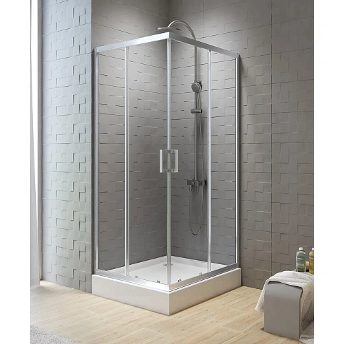 Душевой уголок NEW TRENDY NEW VARIA 80x90x190 K-0475 (хром) Душевой уголок NEW TRENDY NEW VARIA 80x90x190 K-0475 (хром)