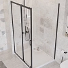 Душевой уголок BelBagno UNO-195-AH-1-110/80-C-NERO 110x80 см, профиль черный, стекло прозрачное Душевой уголок BelBagno UNO-195-AH-1-110/80-C-NERO 110x80 см, профиль черный, стекло прозрачное