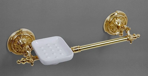 Полотенцедержатель ART&MAX BAROCCO AM-2057P-Do-Ant античное золото с мыльницей Полотенцедержатель ART&MAX BAROCCO AM-2057P-Do-Ant античное золото с мыльницей