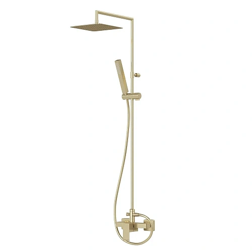 Душевая система CEZARES PORTA-CD-SR с ручным и верхним душем, из нержавеющей стали, sunrise Душевая система CEZARES PORTA-CD-SR с ручным и верхним душем, из нержавеющей стали, sunrise