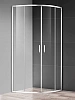 Душевой уголок AQUAme AQM3801F-8 800x800x1950мм стекло 6мм, цвет профиля хром