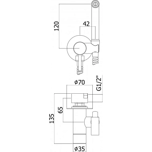 Гигиенический душ Webert Sax Evolution SE870303740 цвет белый Гигиенический душ Webert Sax Evolution SE870303740 цвет белый