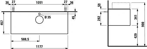 Тумба под раковину Laufen Sonar 1200 1 ящик, с отверстием, белый матовый + nero marquina 4.0542.5.03 4.0542.5.034.143.1 Тумба под раковину Laufen Sonar 1200 1 ящик, с отверстием, белый матовый + nero marquina 4.0542.5.03 4.0542.5.034.143.1