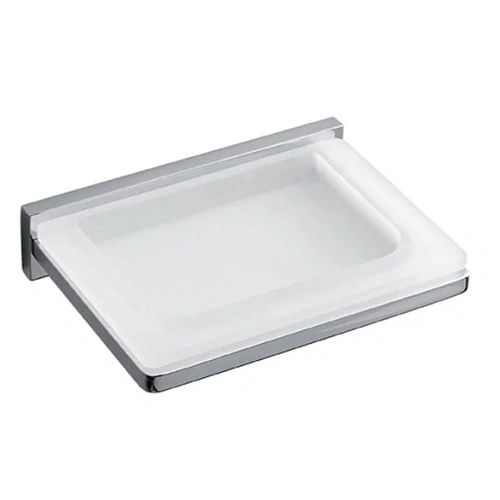 Мыльница Colombo Look B1601.CR-VAN подвесная, хром/матовое стекло Мыльница Colombo Look B1601.CR-VAN подвесная, хром/матовое стекло