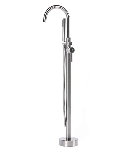 Смеситель для ванны Orange Steel M99-336ni напольный, сталь Смеситель для ванны Orange Steel M99-336ni напольный, сталь