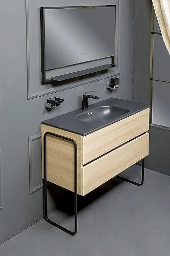 Тумба под раковину Armadi Art VALLESSI 80 Дуб светлый матовый фактурный 837-080-L Тумба под раковину Armadi Art VALLESSI 80 Дуб светлый матовый фактурный 837-080-L