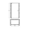 Душевая дверь BERGES LEGOS LS-1 1000 062022 Душевая дверь BERGES LEGOS LS-1 1000 062022