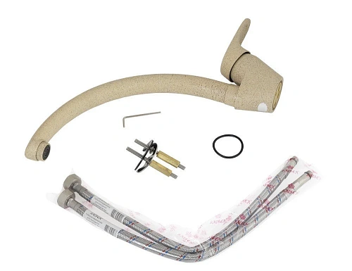 Смеситель для кухни Kaiser County 55244-16 Sand песочный Смеситель для кухни Kaiser County 55244-16 Sand песочный