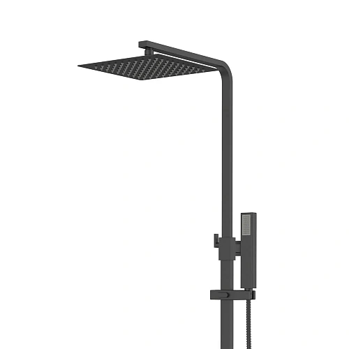 Душевая система Agger Great A2893344 с изливом, черный Душевая система Agger Great A2893344 с изливом, черный