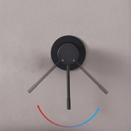 Смеситель для раковины Vincea Desire VBFW-1D1MB встраиваемый черный Смеситель для раковины Vincea Desire VBFW-1D1MB встраиваемый черный