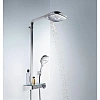 Душевая система hansgrohe Raindance Select E 300 3jet Showerpipe с термостатом, белый/хром 27127400 Душевая система hansgrohe Raindance Select E 300 3jet Showerpipe с термостатом, белый/хром 27127400