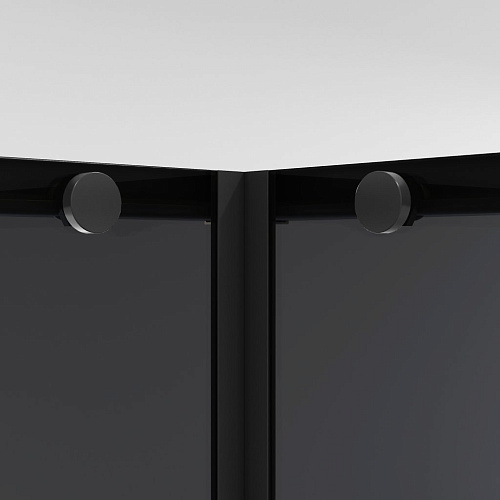 Душевой уголок Niagara Nova NG-2823-34BLACK (90x90x195) квадратная, раздвижная, черный матовый, стекл тонированное Душевой уголок Niagara Nova NG-2823-34BLACK (90x90x195) квадратная, раздвижная, черный матовый, стекл тонированное