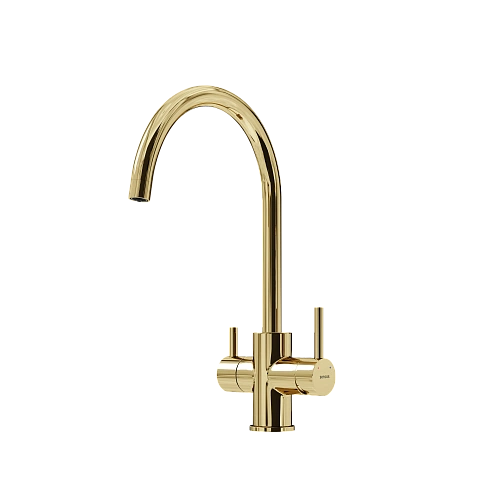 Смеситель для кухни SANCOS Taper SC4012ZG с возможностью подключения фильтра, полированное золото Смеситель для кухни SANCOS Taper SC4012ZG с возможностью подключения фильтра, полированное золото