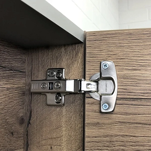 Зеркальный шкаф Comforty Никосия 70 00-00008851 дуб темный Зеркальный шкаф Comforty Никосия 70 00-00008851 дуб темный