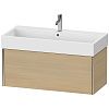 Картинка анонса товара «тумба под раковину duravit xviu xv42370b171 подвесная 98.4 см средиземноморский дуб»