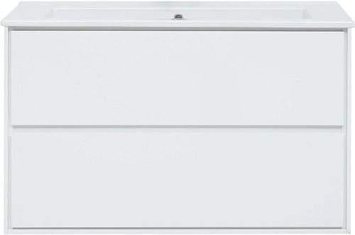 Тумба под раковину Aquanet Милан 105 белый глянец 00339970 подвесная Тумба под раковину Aquanet Милан 105 белый глянец 00339970 подвесная