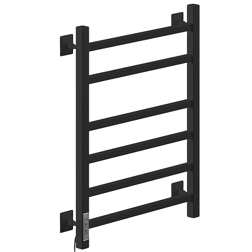 Полотенцесушитель электрический Ника STEP-2 60/40 RAL9005 черный матовый левый тэн STEP-2 60/40 черн мат лев Полотенцесушитель электрический Ника STEP-2 60/40 RAL9005 черный матовый левый тэн STEP-2 60/40 черн мат лев