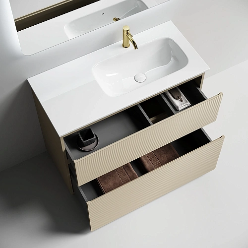 Тумба под раковину SANCOS Folk Floor FL100FRCP правая 995х445х850 капучино, напольная Тумба под раковину SANCOS Folk Floor FL100FRCP правая 995х445х850 капучино, напольная