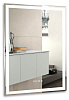 Зеркало Silver mirrors Рига 600х800 - 3 подогрев, часы, сенсорный выключатель ФР-00001491