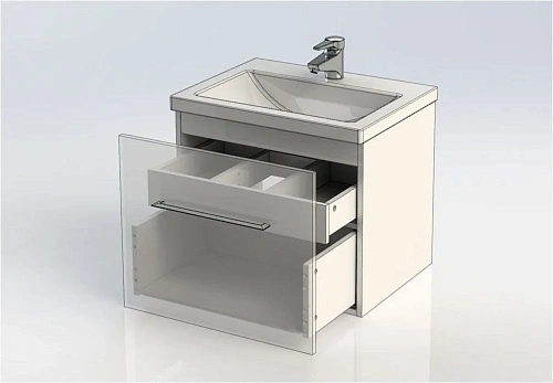 Тумба под раковину Aquanet Порто 60 белый 00195730 Тумба под раковину Aquanet Порто 60 белый 00195730