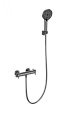 Смеситель для душа Wonzon & Woghand с термостатом, темный графит (WW-B2048-A-BGG) Смеситель для душа Wonzon & Woghand с термостатом, темный графит (WW-B2048-A-BGG)