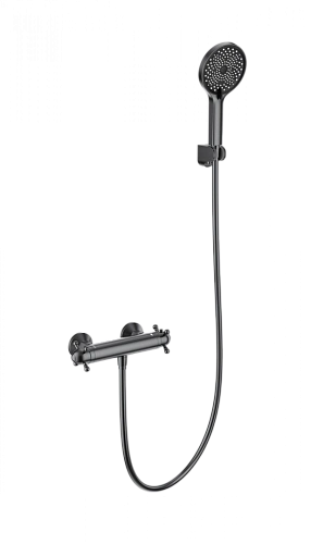Смеситель для душа Wonzon & Woghand с термостатом, темный графит (WW-B2048-A-BGG) Смеситель для душа Wonzon & Woghand с термостатом, темный графит (WW-B2048-A-BGG)
