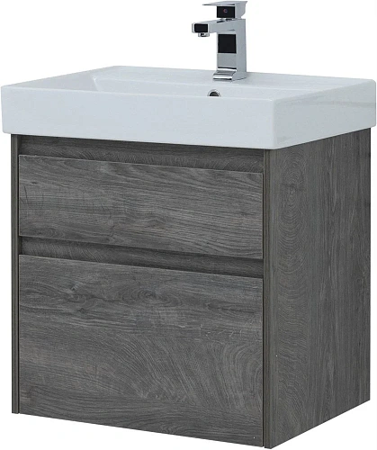 Тумба под раковину Aquanet Nova Lite 60 дуб рошелье (2 ящика) 00242577 Тумба под раковину Aquanet Nova Lite 60 дуб рошелье (2 ящика) 00242577