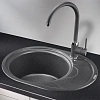 Кухонная мойка Granula 5802, ГРАФИТ (ЧЁРНО-СЕРЫЙ) кухонная мойка, кварц 575х445 Кухонная мойка Granula 5802, ГРАФИТ (ЧЁРНО-СЕРЫЙ) кухонная мойка, кварц 575х445