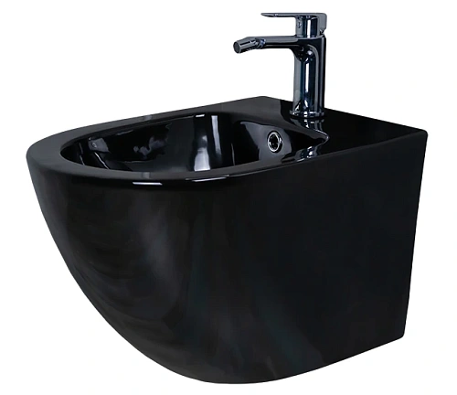 Биде подвесное Gid BDP-96BL 21102 черная глянцевая 48x37x32.5 Биде подвесное Gid BDP-96BL 21102 черная глянцевая 48x37x32.5