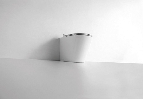 Унитаз приставной CeramaLux 3178 белый с крышкой микролифт Унитаз приставной CeramaLux 3178 белый с крышкой микролифт