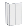 Картинка анонса товара «душевой уголок am.pm x-joy w94g-403-120280-mт1к 120x80 хром матовый, стекло прозрачное»