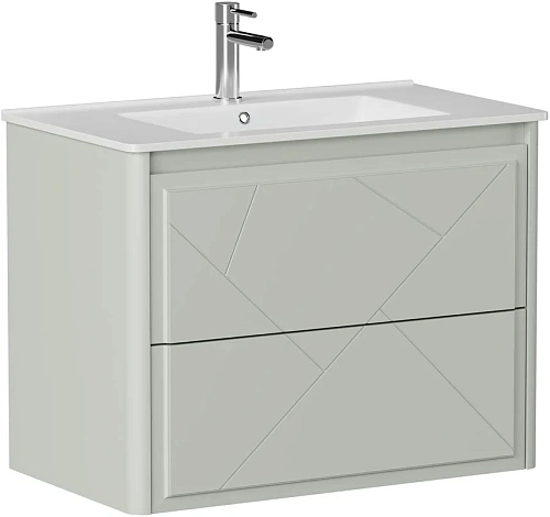 Тумба под раковину Allen Brau Paris 80 1.360001.PWM папирус матовый Тумба под раковину Allen Brau Paris 80 1.360001.PWM папирус матовый