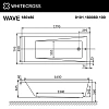 Акриловая ванна WHITECROSS Wave 180x80 "RELAX" белый гидромассажная 0101.180080.100.RELAX.WH Акриловая ванна WHITECROSS Wave 180x80 "RELAX" белый гидромассажная 0101.180080.100.RELAX.WH