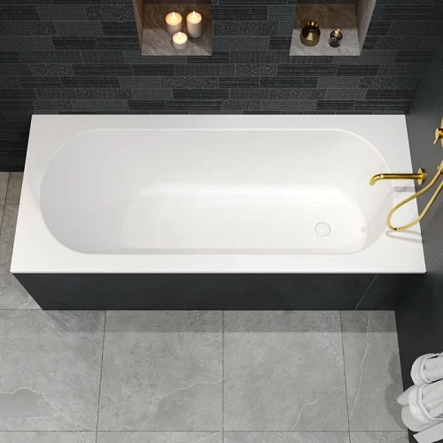 Ванна из искусственного камня WHITECROSS Gin 170x75 белый матовый 0217.170075.200 Ванна из искусственного камня WHITECROSS Gin 170x75 белый матовый 0217.170075.200