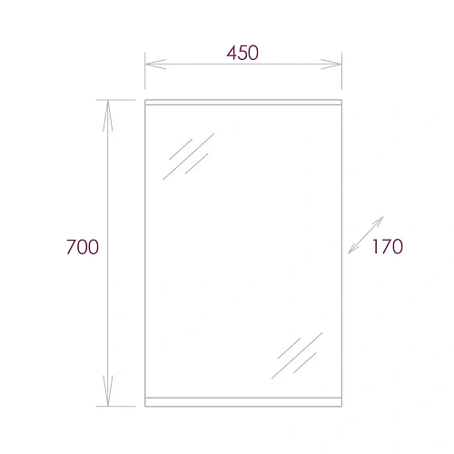 Зеркало Onika КОРАЛЛ 45.01 204501 Зеркало Onika КОРАЛЛ 45.01 204501