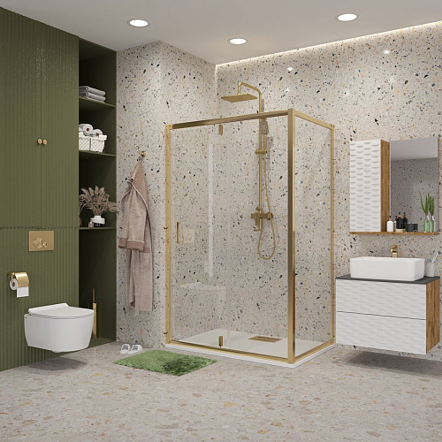 Душевой уголок Niagara Nova NG-43-12AG-A70G (120x70x195) прямоугольная, дверь распашная Душевой уголок Niagara Nova NG-43-12AG-A70G (120x70x195) прямоугольная, дверь распашная