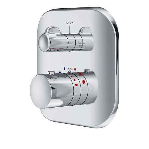 Смеситель для душа AM.PM Sensation F3085500 с термостатом встраиваемый Смеситель для душа AM.PM Sensation F3085500 с термостатом встраиваемый