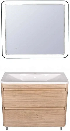 Тумба под раковину Style Line Атлантика 90, Люкс ясень перламутр, PLUS СС-00002218 Тумба под раковину Style Line Атлантика 90, Люкс ясень перламутр, PLUS СС-00002218