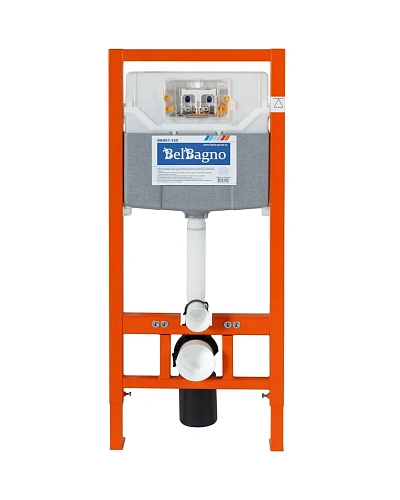 Инсталляция для унитаза BelBagno BB001-120 с клавишей смыва BB005-PR-CHROME Инсталляция для унитаза BelBagno BB001-120 с клавишей смыва BB005-PR-CHROME